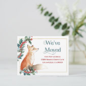 Carte Postale Faire-part Changement d'adresse que nous avons déplacé vacanc (Debout devant)