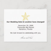 Carte Postale Faire-part Changement de date - Alison (Devant)