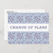 Carte Postale Faire-part Changement de plan MARIAGE 1 (Devant / Derrière)