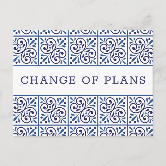 Carte Postale Faire-part Changement de plan MARIAGE 1 (Devant)