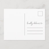 Carte Postale Faire-part Changement de régime Report Mariage (Dos)