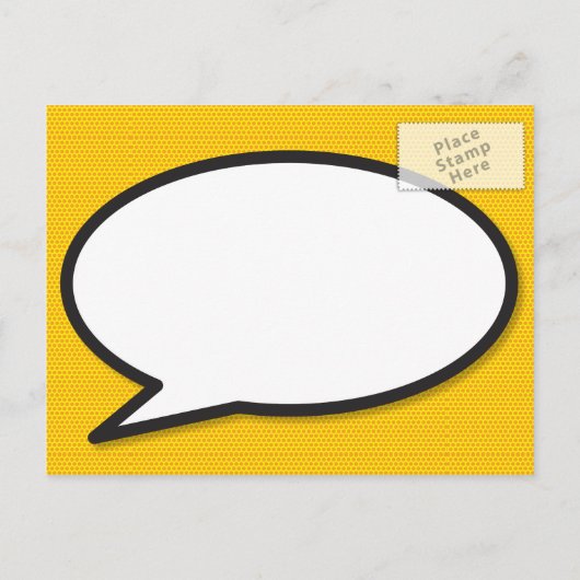 Carte Postale Faire-part Changement Reporté La Date Bande Dessinée Moderne (Dos)