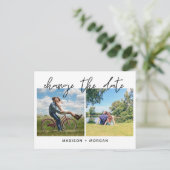 Carte Postale Faire-part Changer la date de plusieurs photos (Debout devant)