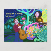 Carte Postale Faire-part Chante-moi une chanson d'amour (Devant)