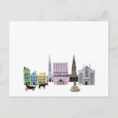 Carte Postale Faire-part Charleston City Skyline (Devant)