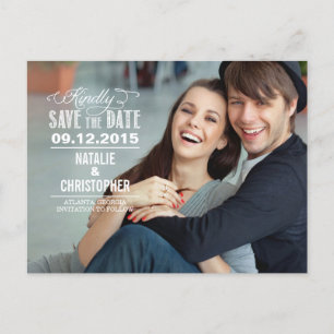 Carte Postale Faire-part Charmant Demande De Mariage Sauvegarder La Date - 