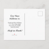 Carte Postale Faire-part Chats Nouvellement Installés (Dos)