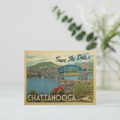 Carte Postale Faire-part Chattanooga Enregistrer La Date Tennessee (Debout devant)