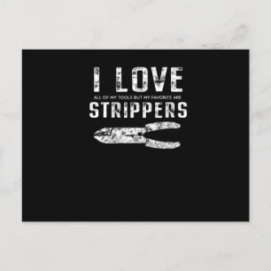 Carte Postale Faire-part Chemise d'électricien IBEW Union Papa T Shirt Retr