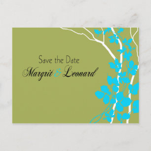 Carte Postale Faire-part Cherry Blossom Bella Enregistrer la date