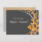 Carte Postale Faire-part Cherry Blossom Bella Enregistrer la date (Devant / Derrière)