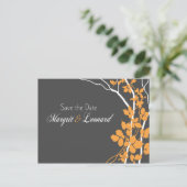 Carte Postale Faire-part Cherry Blossom Bella Enregistrer la date (Debout devant)