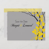 Carte Postale Faire-part Cherry Blossom Bella Enregistrer la date (Devant / Derrière)