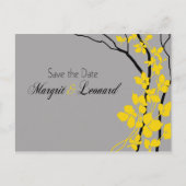 Carte Postale Faire-part Cherry Blossom Bella Enregistrer la date (Devant)