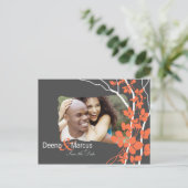 Carte Postale Faire-part Cherry Blossom Bella Save the Date Photo (Debout devant)