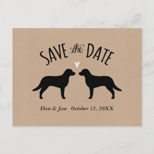 Carte Postale Faire-part Chesapeake Bay Retrievers Wedding Enregistrer la d
