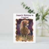 Carte Postale Faire-part Cheval de feu (Debout devant)