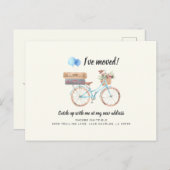 Carte Postale Faire-part Chic Changement d'adresse Déplacement (Devant / Derrière)