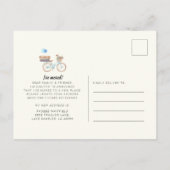 Carte Postale Faire-part Chic Changement d'adresse Déplacement (Dos)