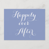 Carte Postale Faire-part Chic Flourish | Mariage Happily Ever After (Devant)
