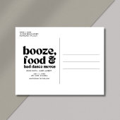 Carte Postale Faire-part Chic Photo de Mariage Save the Date