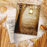 Carte Postale Faire-part Chic Rustic Country String Lights Enregistrer la d<br><div class="desc">Commencer à planifier votre rêve rustique grange mariage? Assurez-vous d'obtenir ces cartes postales uniques, simples et d'inspiration nature enregistrer la date! Avec un design arboré, cette carte postale est parfaite pour les mariages campagnards aussi. Achetez-les aujourd'hui et commencez à rendre votre journée spéciale mémorable! La qualité de la carte postale...</div>