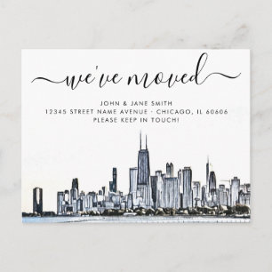 Carte postale Faire-part Chicago Moving