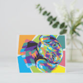 Carte Postale Faire-part Chien Dachshund  | Cadeau mignon Dachshund Lover (Debout devant)