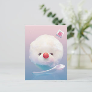 Carte Postale Faire-part Chien de glace rasé mignon