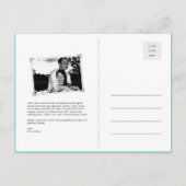 Carte Postale Faire-part Chouette Mariage Whimsical Branche Arbre Enregistr (Dos)