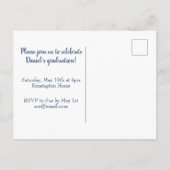 Carte Postale Faire-part Christian Bible Verse Photo Graduation Collage (Dos)