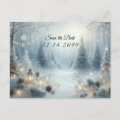 Carte Postale Faire-part Chuchotements d'un solstice d'hiver (Devant)