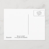 Carte Postale Faire-part Ciel de minuit étoilé (Dos)