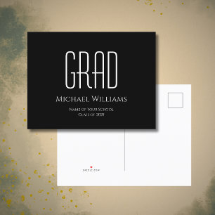 Carte Postale Faire-part Classe minimaliste moderne de 2025