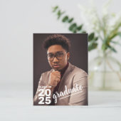 Carte Postale Faire-part Classe moderne de 2023 - photo de la fin d'études  (Debout devant)