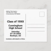 Carte Postale Faire-part Classe Réunion Enregistrer La Date Baby Boomer Cha (Dos)