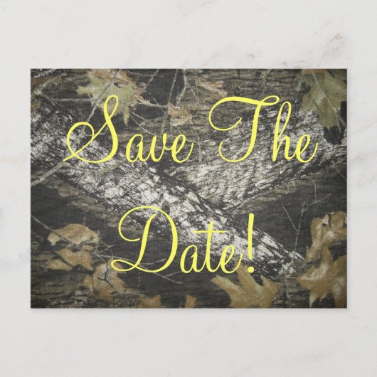 Carte Postale Faire-part Classy Redneck, Sauvegarder la Date ! (Devant)