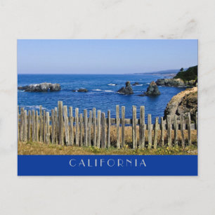 Carte Postale Faire-part Clôture au bord de la mer