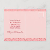 Carte Postale Faire-part Cœur de bébé de la Saint-Valentin Ballons Février  (Dos)