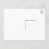 Carte Postale Faire-part Cœur rose sourire Amour Cœurs Pensant à vous Bonjo (Dos)