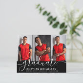 Carte Postale Faire-part Collage Photo Moderne Promotion de (Debout devant)