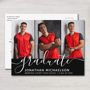 Carte Postale Faire-part Collage Photo Moderne Promotion de