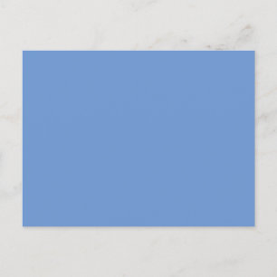 Carte Postale Faire-part Comflower Blue #6B95D0, Cold Purple