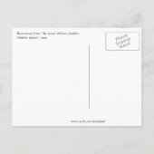 Carte Postale Faire-part Comptine Bercer, Bébé Fille (Dos)