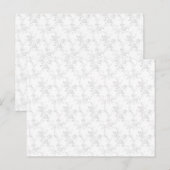 Carte Postale Faire-part conception d'art linéaire (Devant / Derrière)
