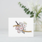 Carte Postale Faire-part Conception de dés de Paladin (Debout devant)