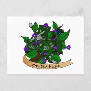 Carte Postale Faire-part Conception de dés de rangers