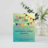 Carte Postale Faire-part Conception de la réunion familiale (Debout devant)