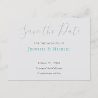 Carte Postale Faire-part Conception de mariage professionnelle moderne, enr