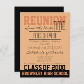 Carte Postale Faire-part Conception de réunion (Devant / Derrière)